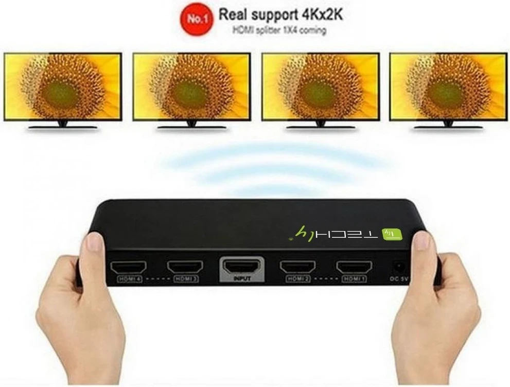 HDMI razdelilec 4-izhoda 4K TECHly IDATA HDMI-4K4