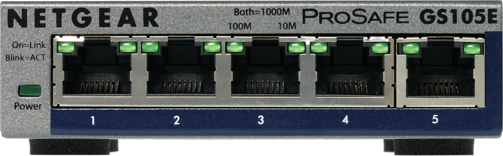 Managed L2/L3 stikalo NETGEAR GS105E-200PES, Gigabit Ethernet, sivo