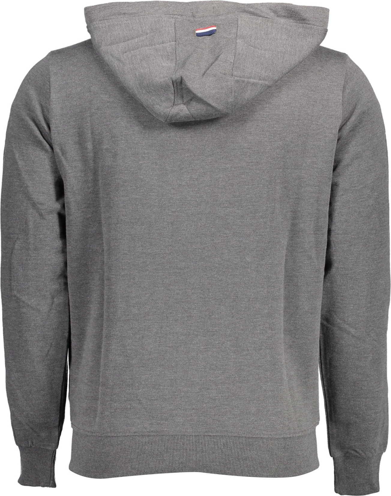 Duks s kapuco in z zadrgo, US Polo, siv