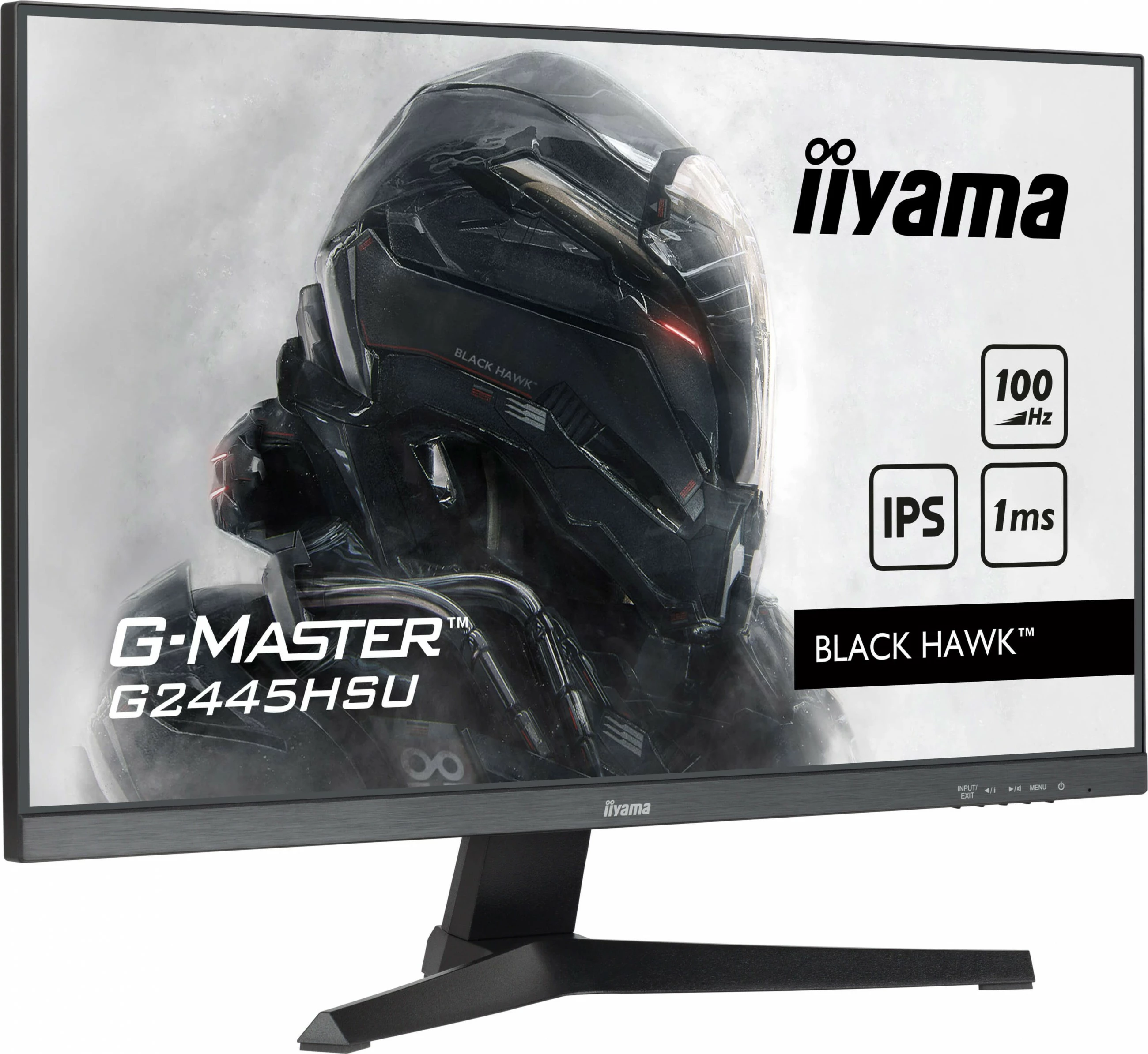 24" Full HD igralni monitor iiyama G-MASTER G2445HSU-B2, 1 ms, črn