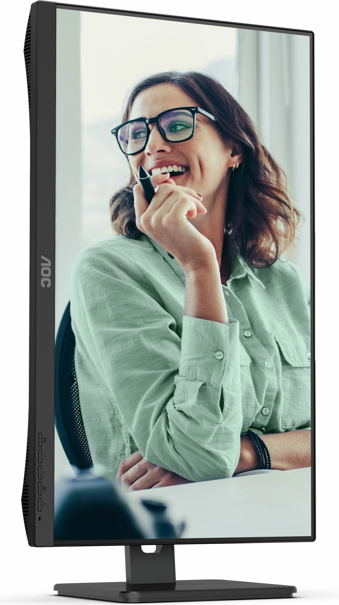 23,8" monitor AOC 24P3CV, Full HD, LED, 4 ms, črn