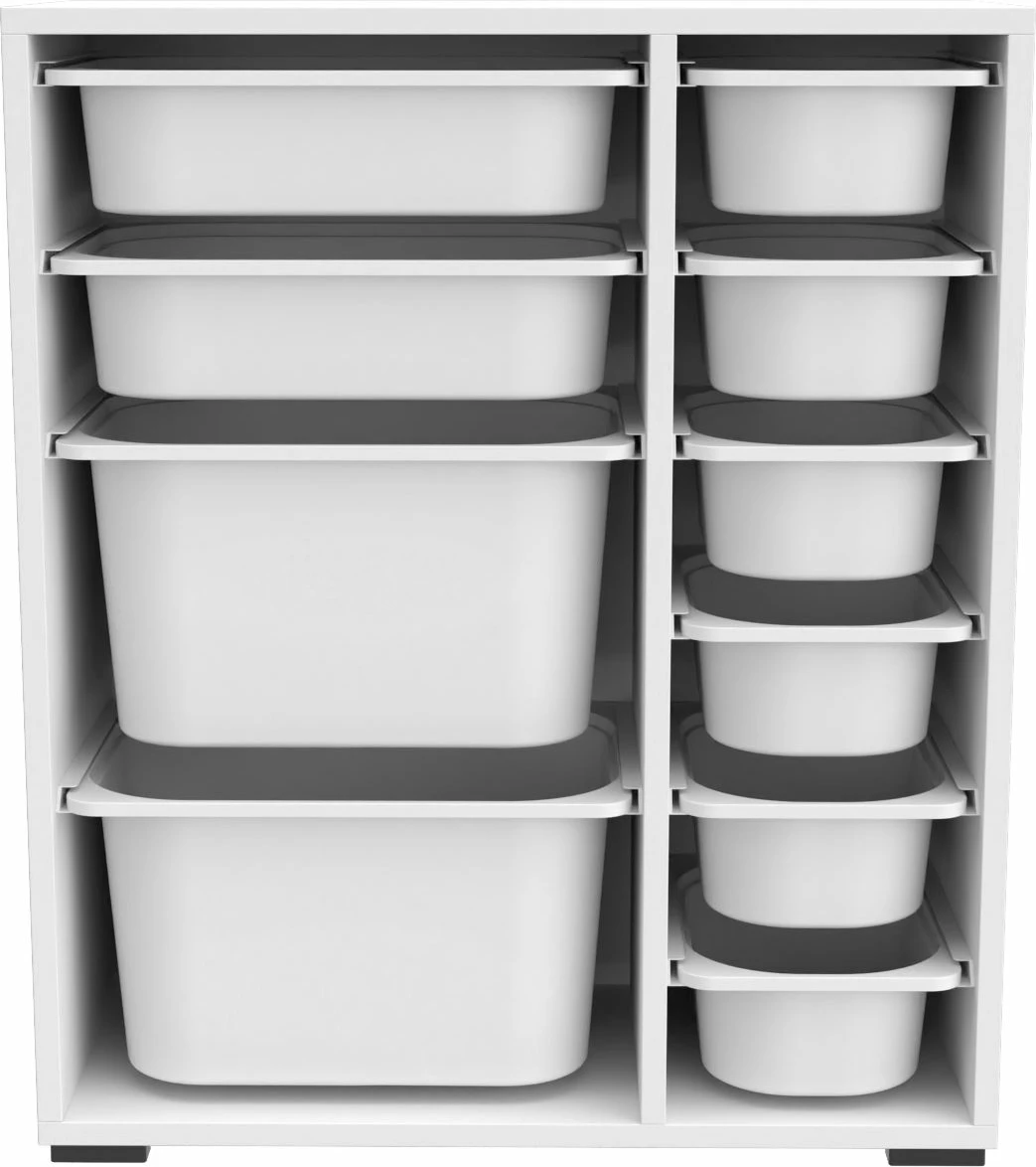 Večnamenska omara Hanah Home Zen 2D2K6U, bela