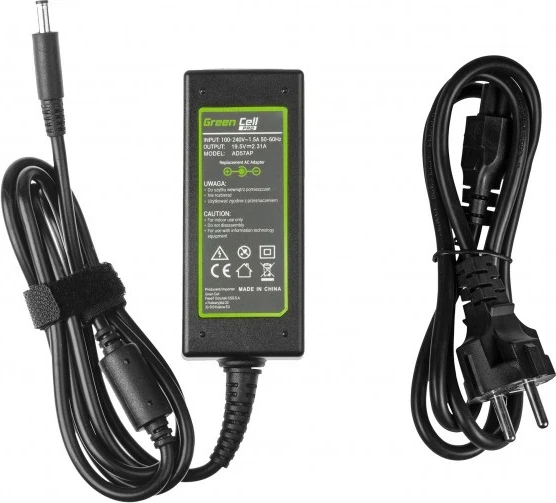 Adapter 45W 19,5V z okroglo vtičnico, Green Cell PRO za Dell