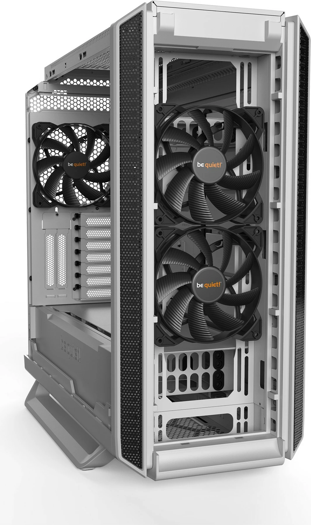 Kompaktna ohišje Silent Base 802, Be Quiet!, Midi Tower, ATX/EATX/micro ATX/Mini-ITX, belo
