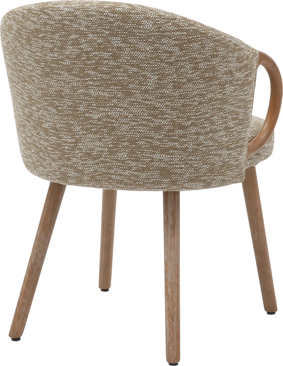 Jedilni stol RIG FH9979.01 bukove noge v beli barvi-bež tkanina 59x58,5x72,5H cm