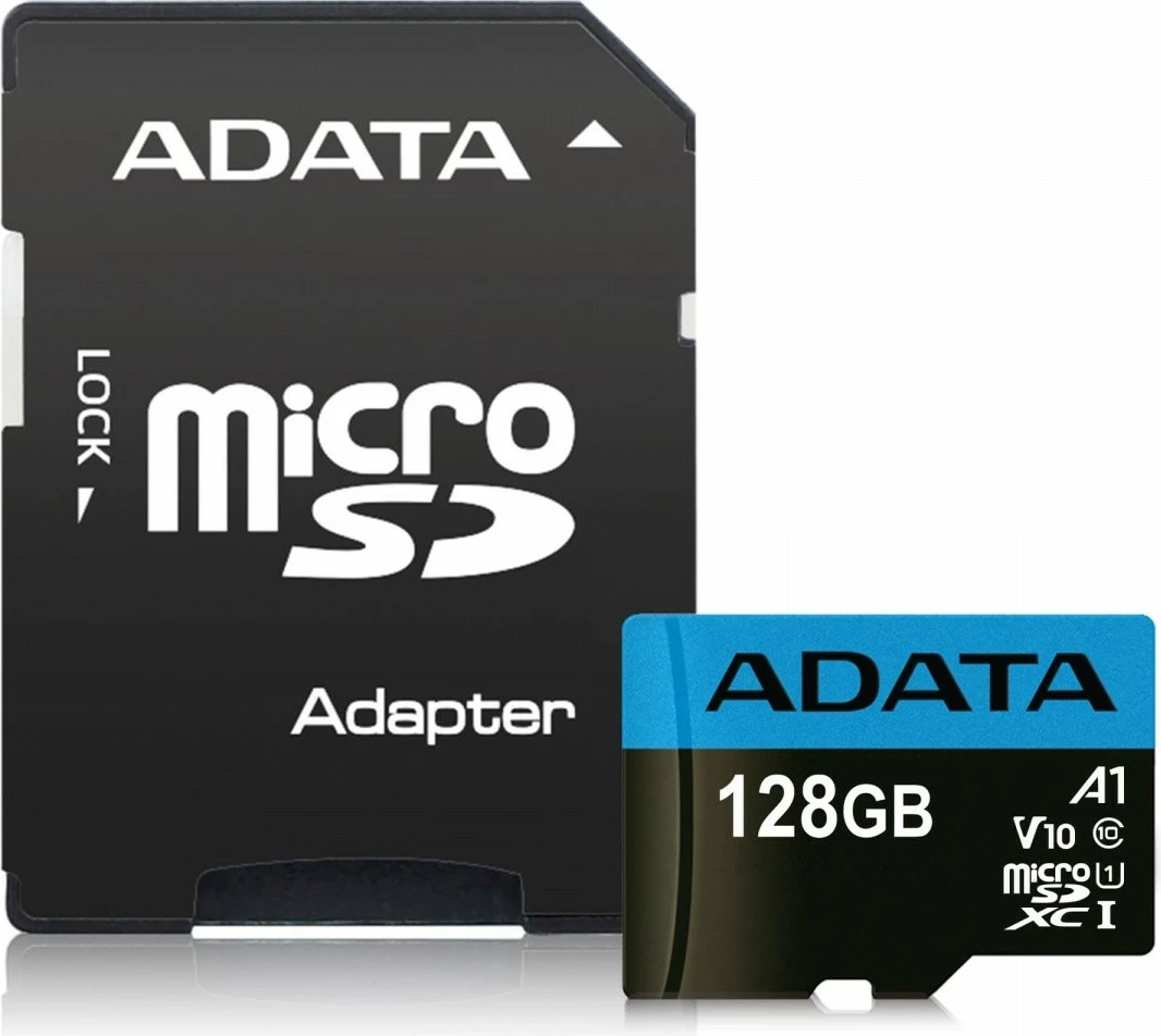 Kartica microSD 128GB z adapterjem SD Adata