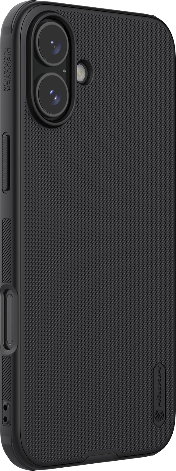 Ovitek za telefon Nillkin Super Frosted Shield Pro Magnetic za iPhone 16, črn