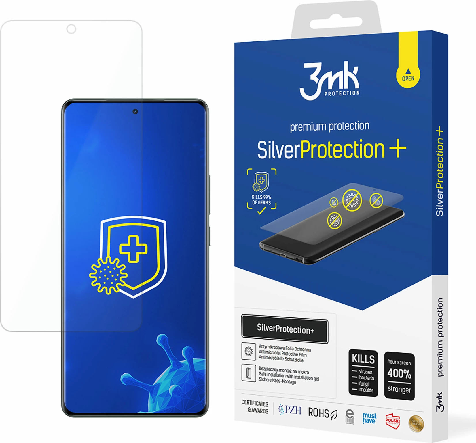 Zaščitna folija 3mk SilverProtection+ za Realme GT 6, prozorna