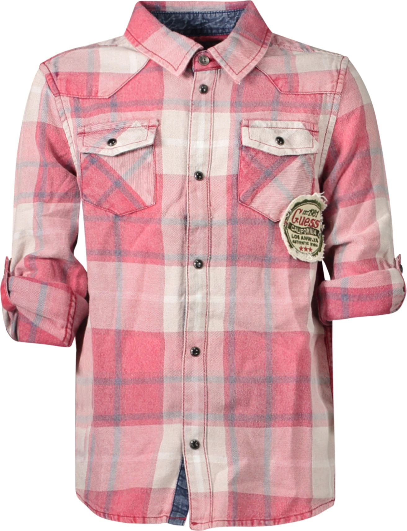 Srajca za fante GUESS JEANS, rdeča