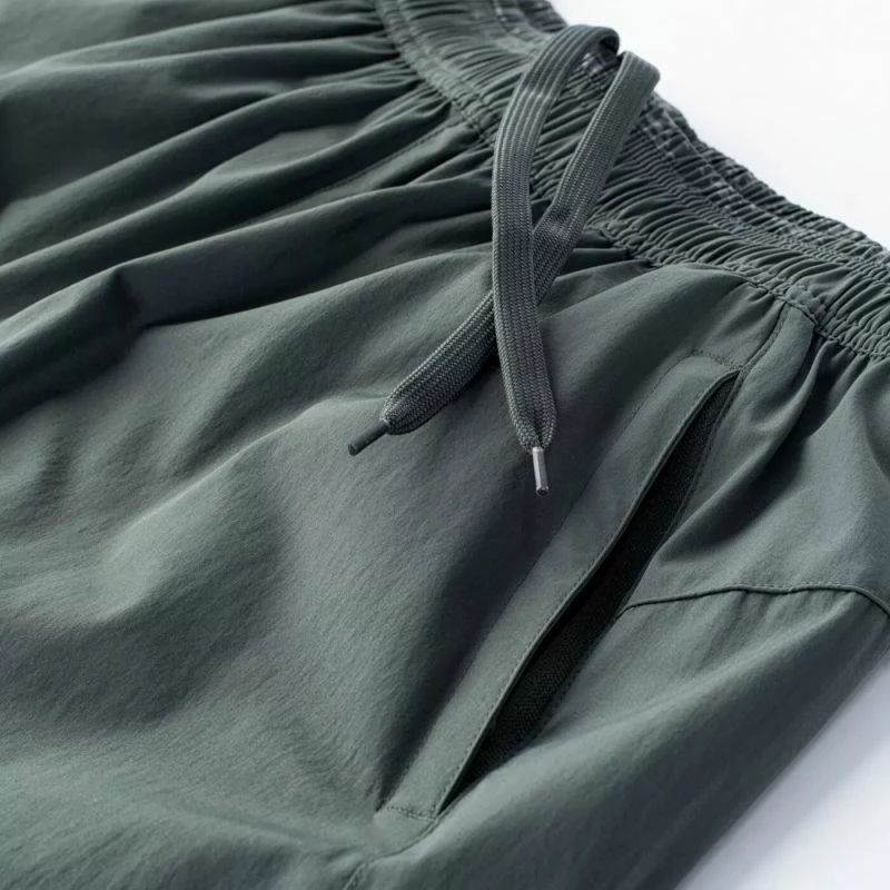 Proste hlače Elbrus Paru M, zelene