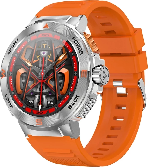 Pametna ura BlitzWolf BW-AT5, 1.43" AMOLED, IP67, oranžna