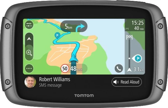 Navigacija za motor TomTom Rider 500, 16 GB, črn