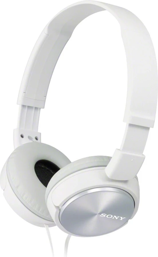 On-ear slušalke Sony MDR-ZX310AP, bele