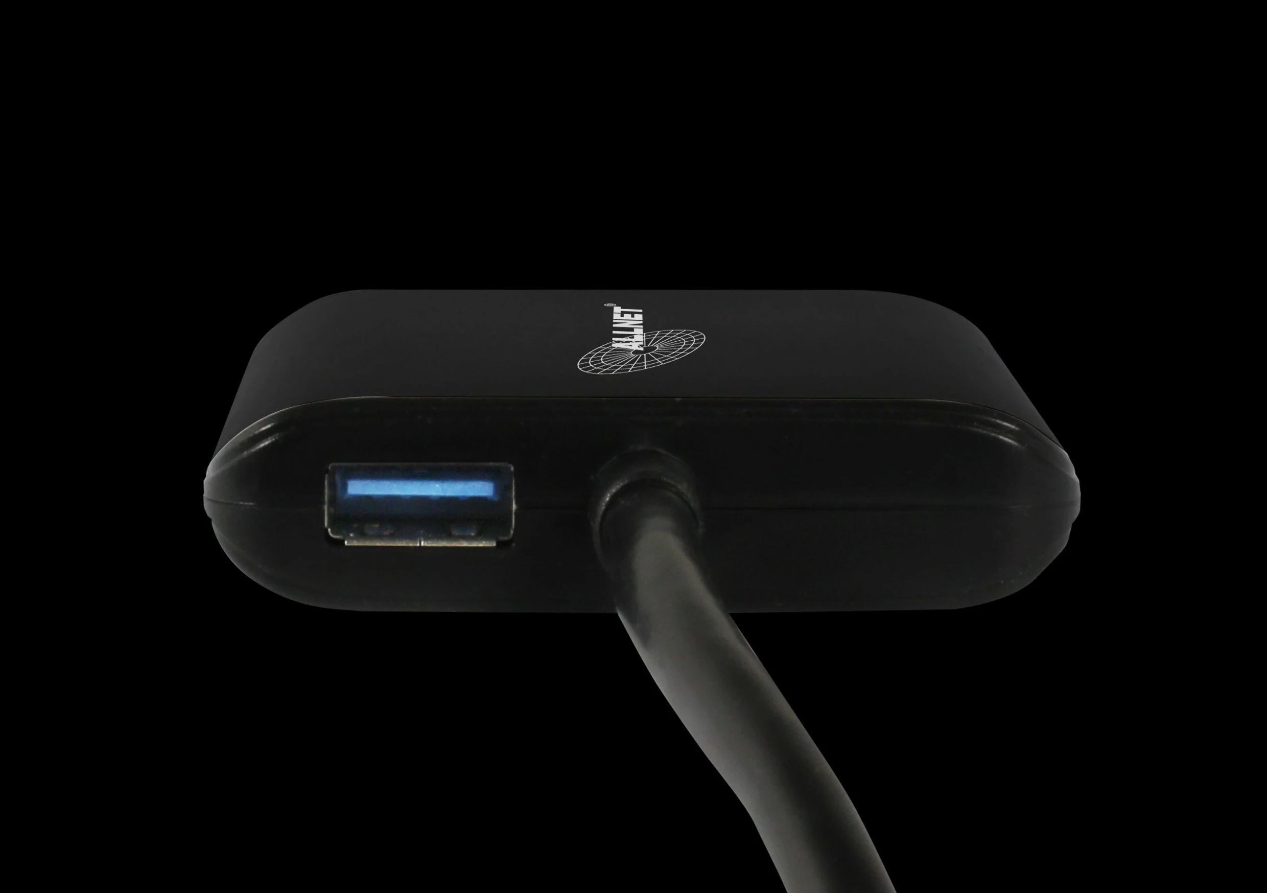 Dvojni Ethernet in USB 3.0 adapter ALLNET ALL-NC-2G-102-USB-A, črn