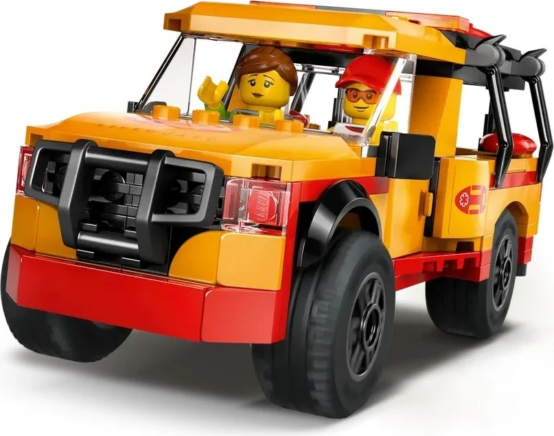 Kamion za reševanje na plaži LEGO City 60453, 2 minifigi
