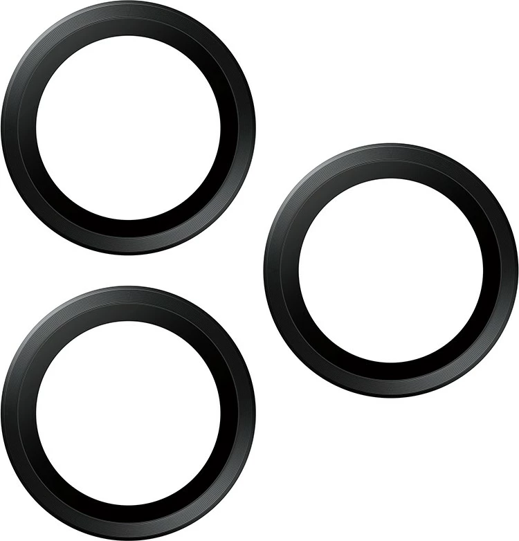 Ovitek za kamero PanzerGlass Hoops za iPhone 17 Pro/Pro Max in 16 Pro/Pro Max, črn
