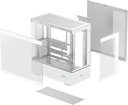 Moderno ohišje DeepCool CH690, Tower, belo