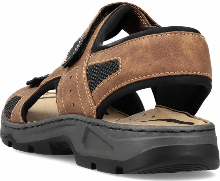Sandali za moške, rjavi — Rieker
