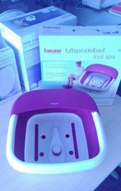 Hidromasaža za noge Beurer FB 30, bela-roza