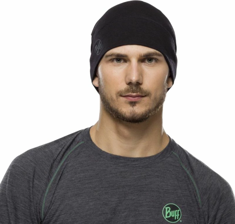 Kapa Merino Lightweight Buff, unisex, črna