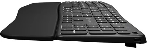 Brezžična tipkovnica Natec Porifera, QWERTY z numerično tipkovnico, 12 multimedijskih tipk, črna, belo osvetljena