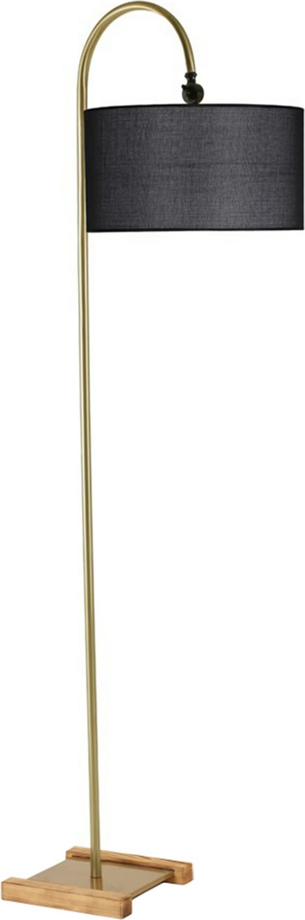 Stojalna svetilka Opviq, 8585-2, zlata in črna