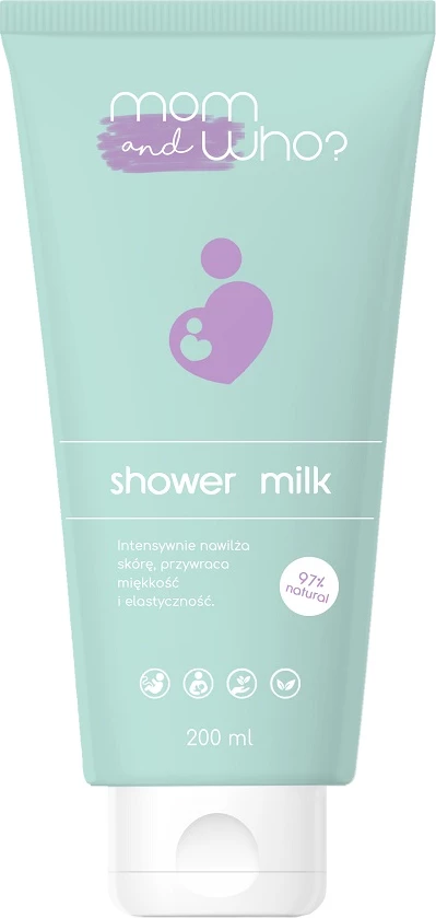 Čistilna emulzija za telo in obraz, Mom and Who? 200 ml, ženske