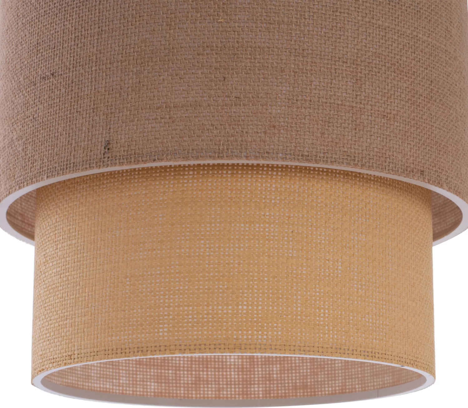 Viseča stropna svetilka FH7627.01 dvoplastni tkaninski boben, polietilenski okvir