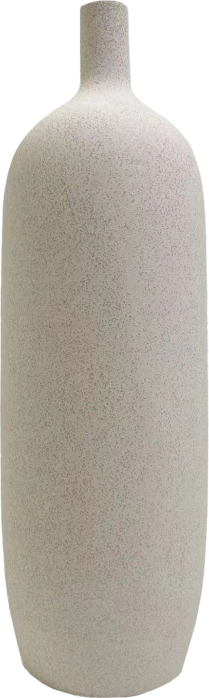 Keramična namizna dekoracija Galad FH4623.01 v beli barvi s kristalizacijo Φ18x57Hcm