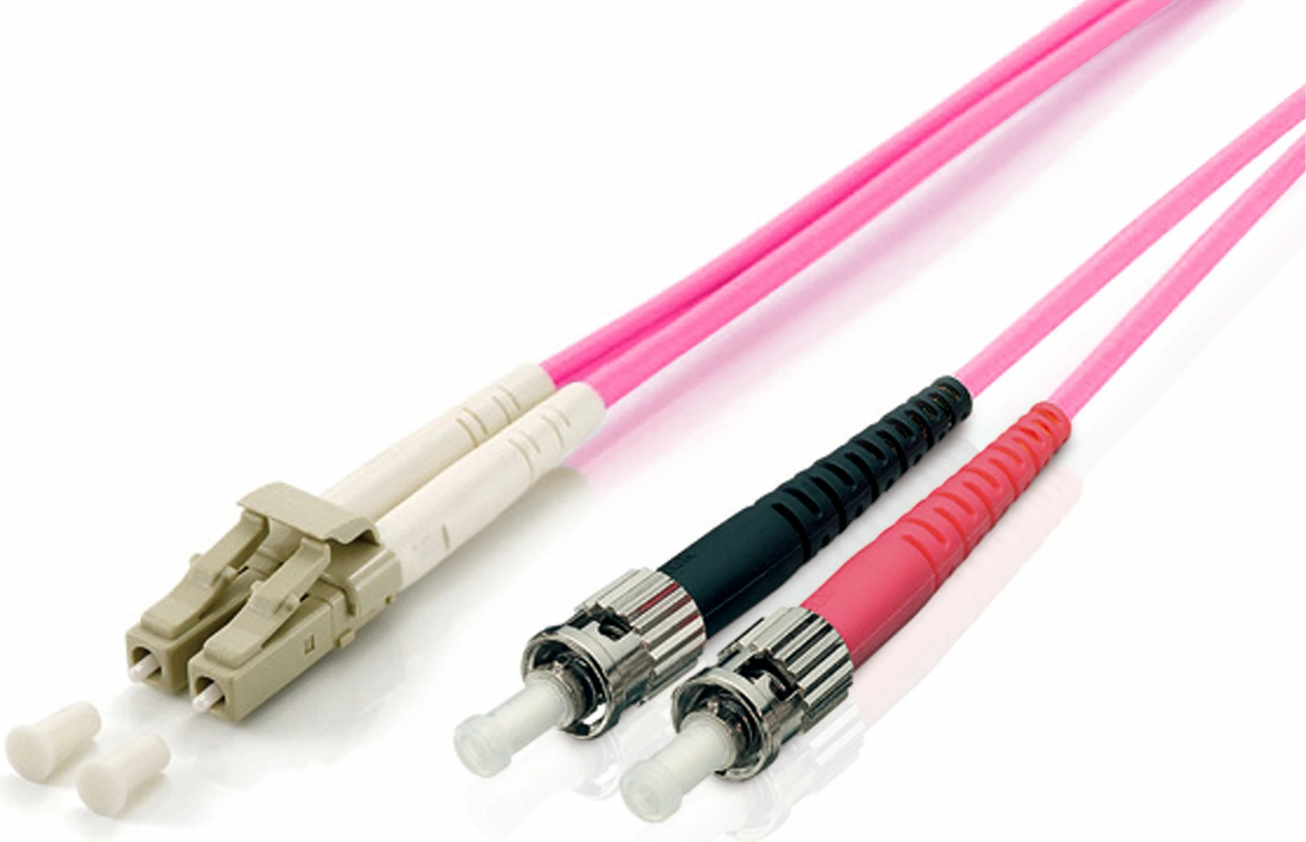 Optični kabel LC/ST Equip, 5 m, OM4, vijoličen