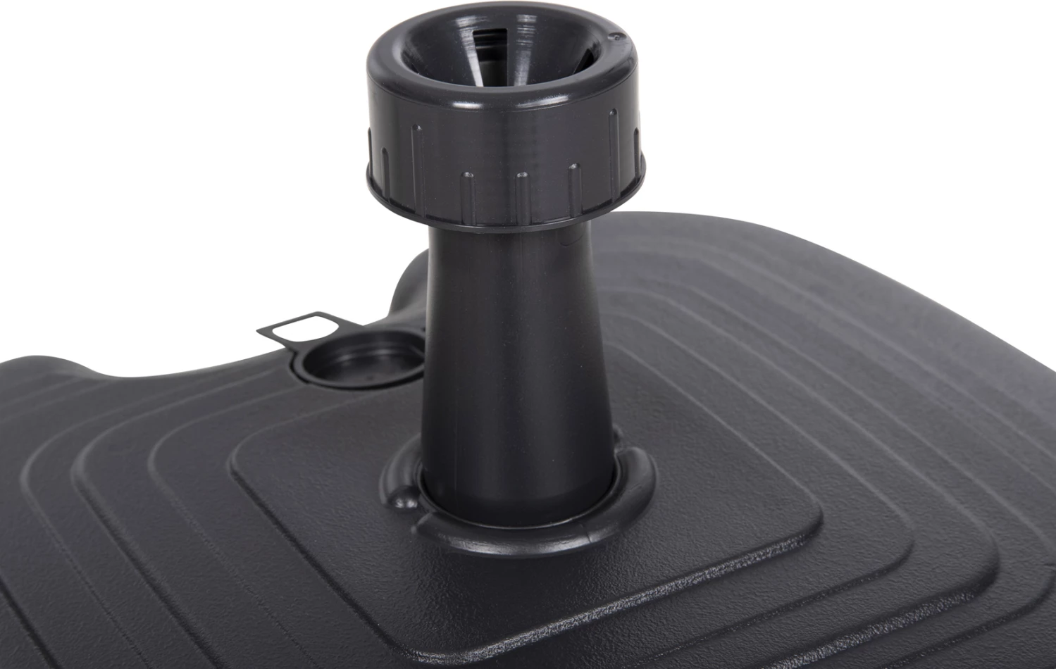 Plastično stojalo za dežnik z ročajem SOLBAS FH6112.02 antracitna barva - za drog 20/38mm 45x11Hcm