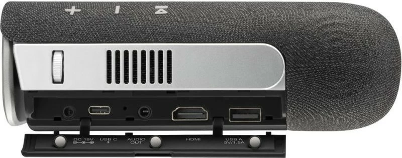 Prenosni projektor ViewSonic M1XE, LED, WVGA, 16 GB, črn in srebrn