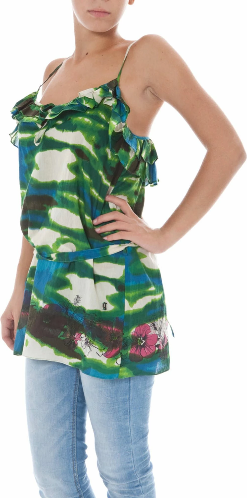 Ženska majica JOHN GALLIANO, zelena