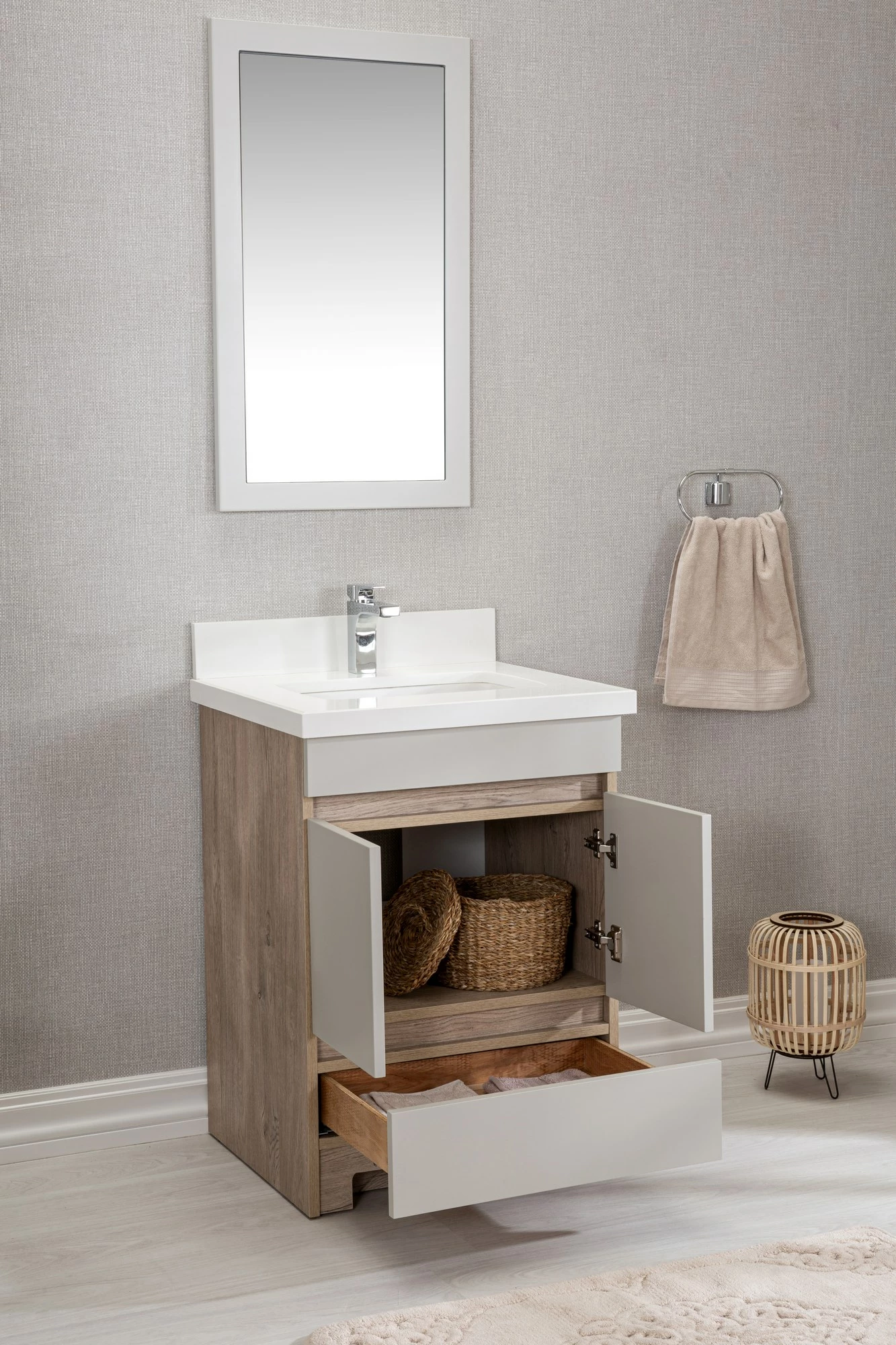 Kopalniško pohištvo (2 kosa), Skye Decor, Echo 24, hrast