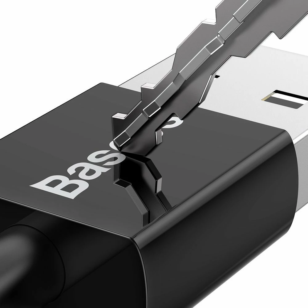 Kabel USB-A na micro USB, 1 m, 2A, črn - Baseus Superior CAMYS-01