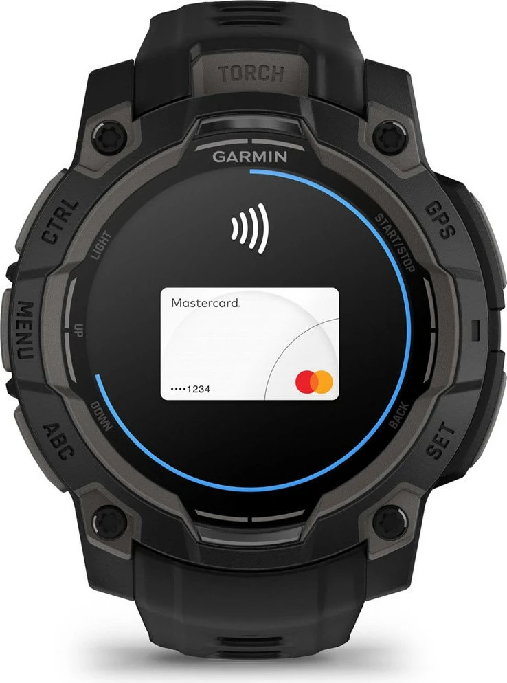 Pameten zaslon AMOLED, 4 GB, GPS, črn Garmin Instinct 3