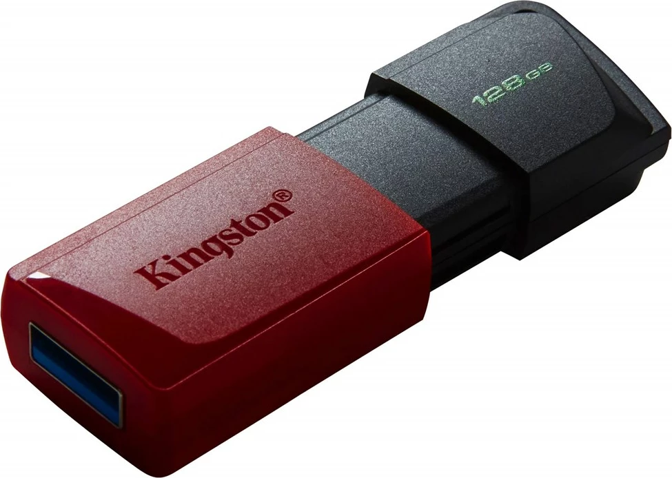 Zanesljiv USB Kingston Exodia M - 128 GB, rdeč