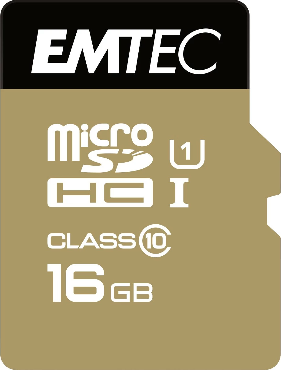 MicroSDHC kartica 16GB, Class 10, 85 MB/s, modro/zlata EMTEC