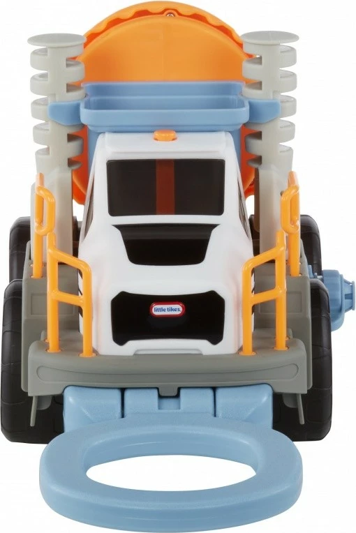 Set kamion rudarski Little Tikes Mining Truck Big Adventures, plastika, 27 cm, azurno/sivo/oranžno/belo