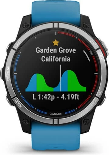 Pametna ura Garmin quatix 7, 47 mm, Bluetooth, GPS, modra