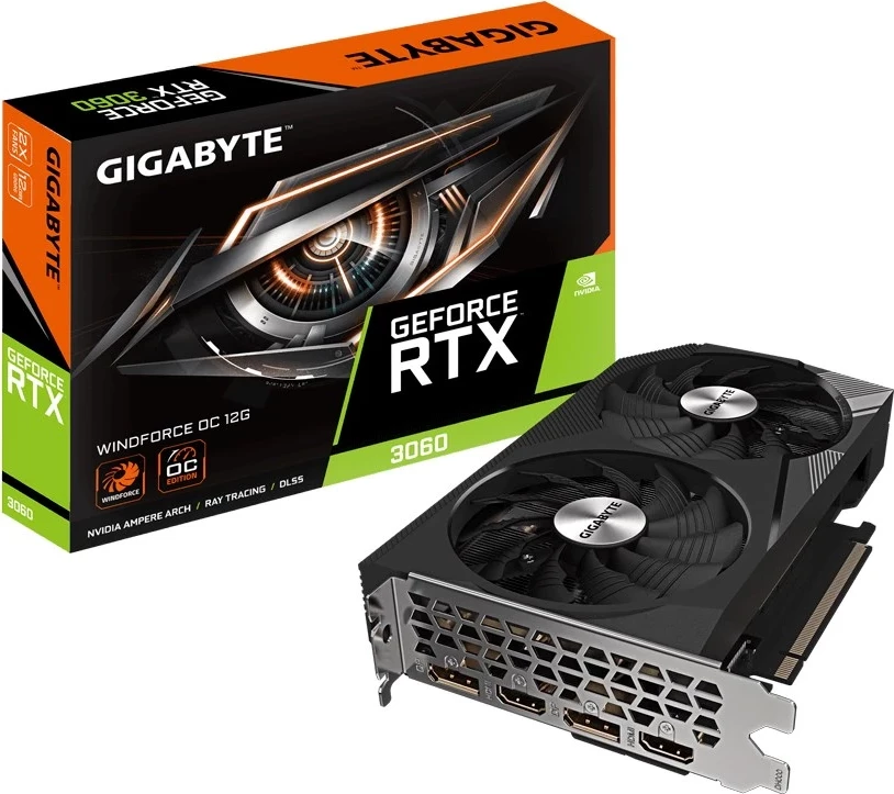 Grafična kartica Gigabyte NVIDIA GeForce RTX 3060, 12 GB GDDR6