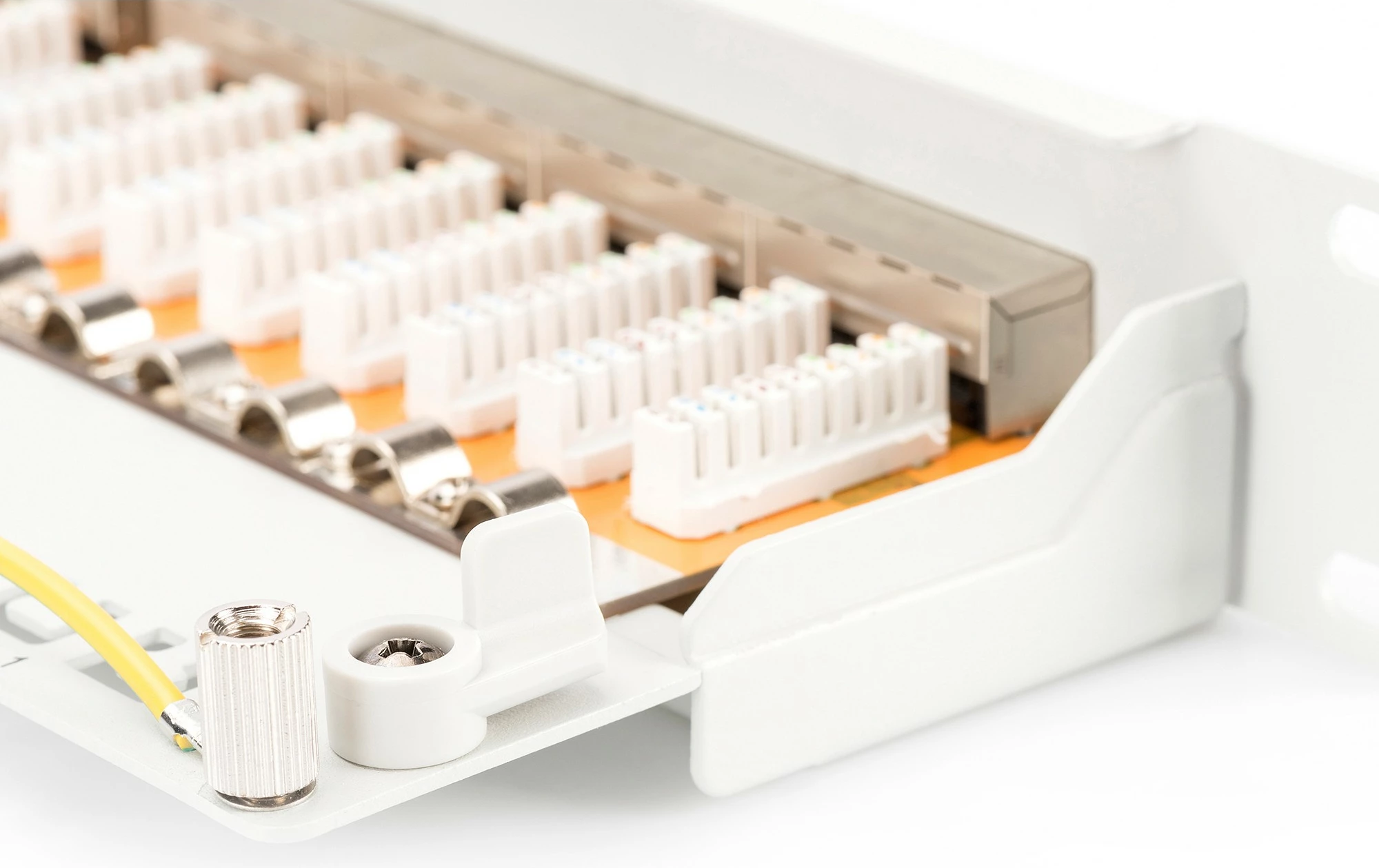 Patch panel s 24 priključki Cat6, 1U, siv Digitus