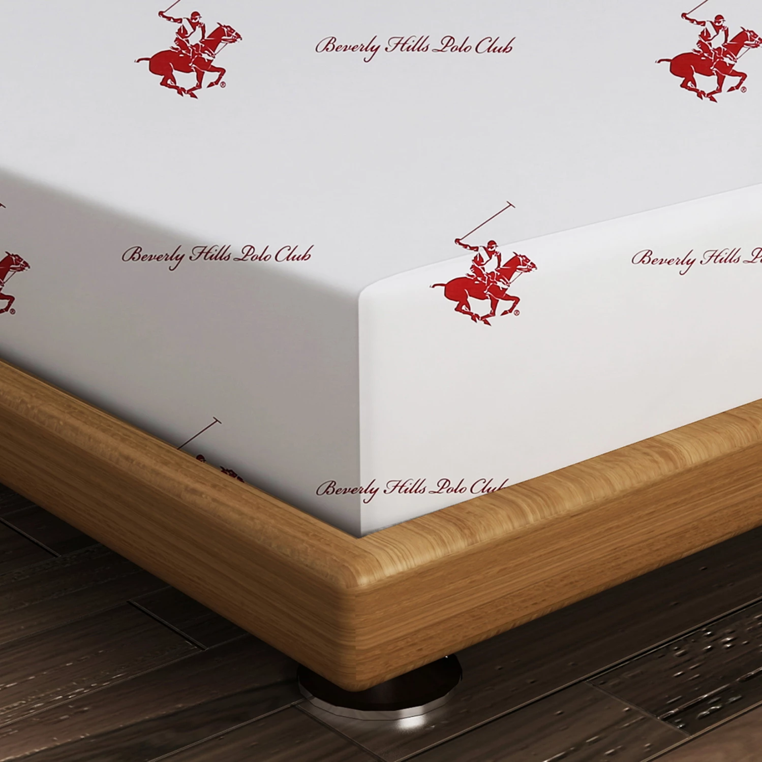 Ravna rjuha Beverly Hills Polo Club FH12031.01 bela rdeča 180x240 cm. 176BHP1103