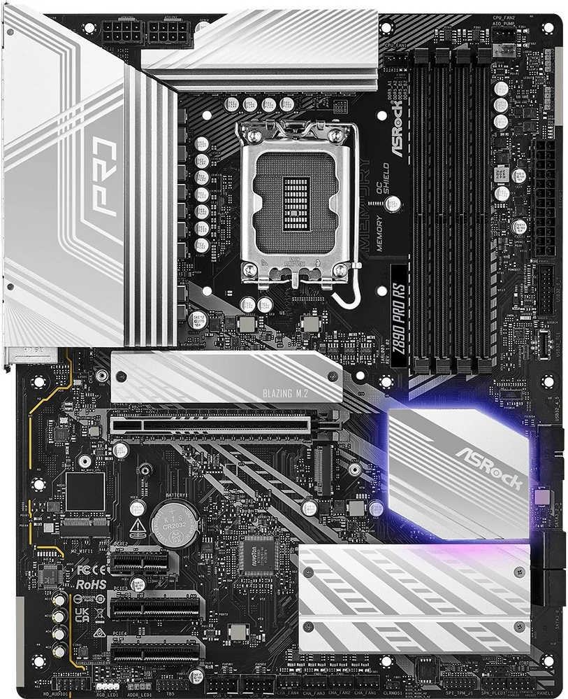 Plošča z vmesniki ASRock Z890 Pro RS, DDR5