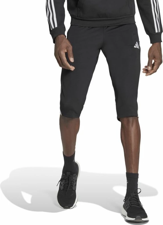 Sportne hlače 3/4 adidas, moške, črne