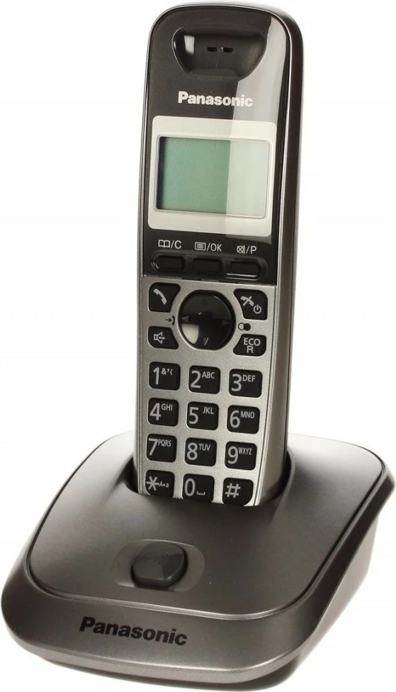 Brezžični telefon Panasonic KX-TG2511, DECT, siv