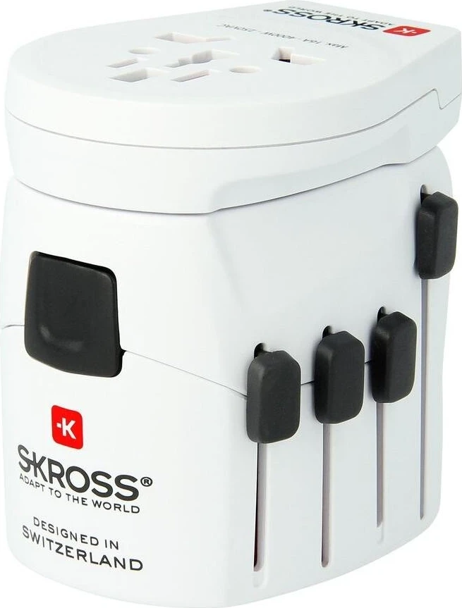 Potovalni adapter SKROSS PRO World & USB, 7A