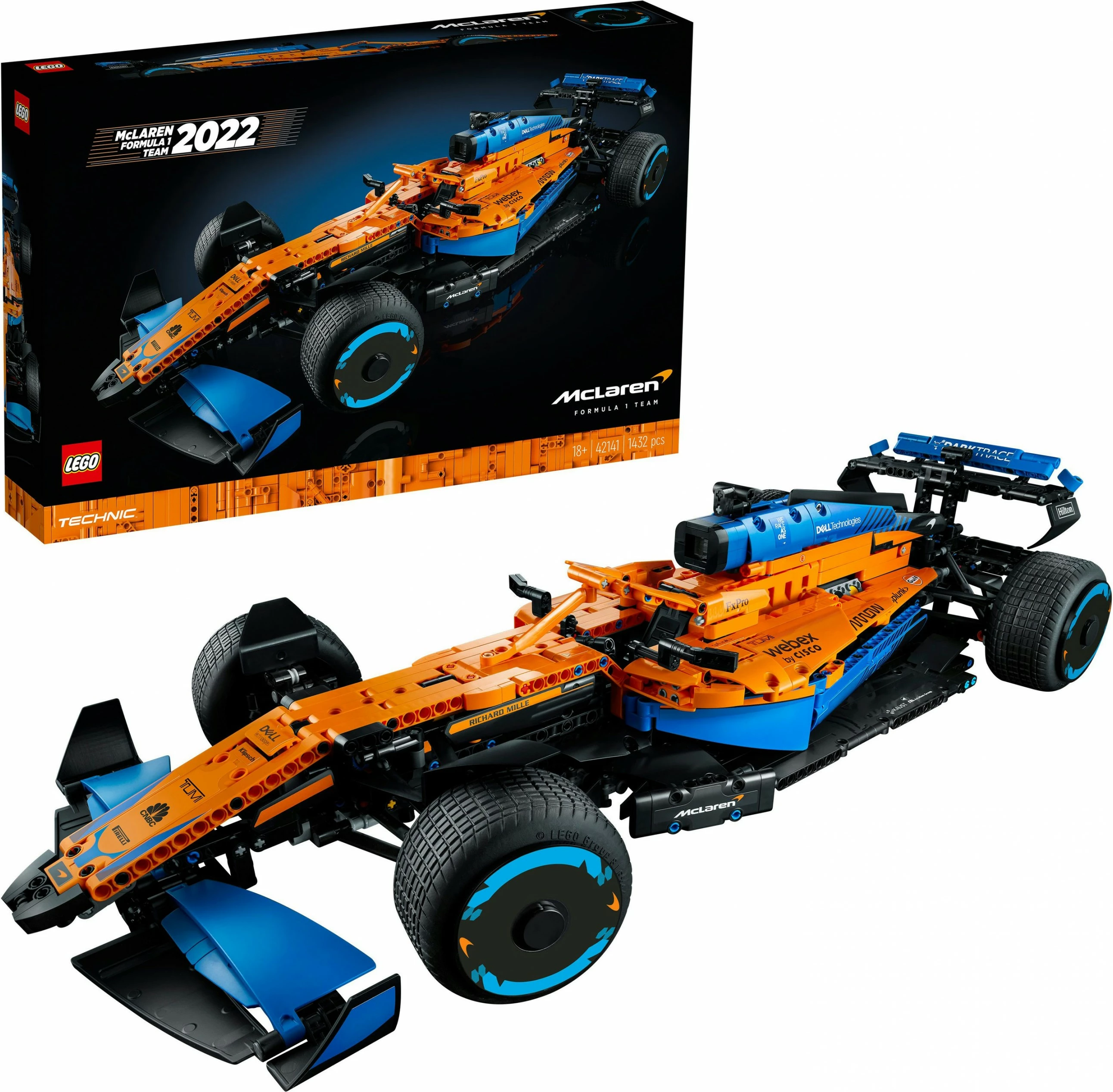 Detajni gradbeni komplet McLaren Formula 1 LEGO Technic, 1434 kosov, večbarven