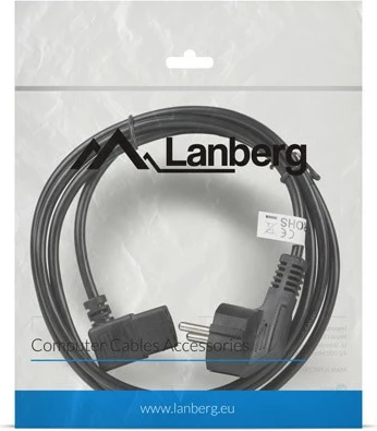Napajalni kabel Lanberg CA-C13C-12CC-0018-BK, 2 m, črn