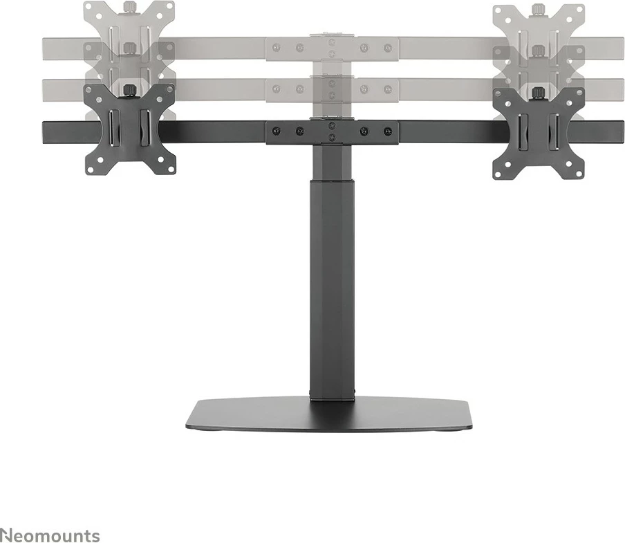 Nosilec za monitor za dva zaslona 27", Neomounts FPMA-D865DBLACK, črn